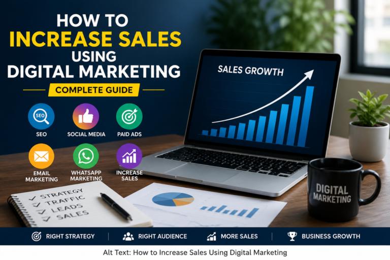 How to Increase Sales Using Digital Marketing